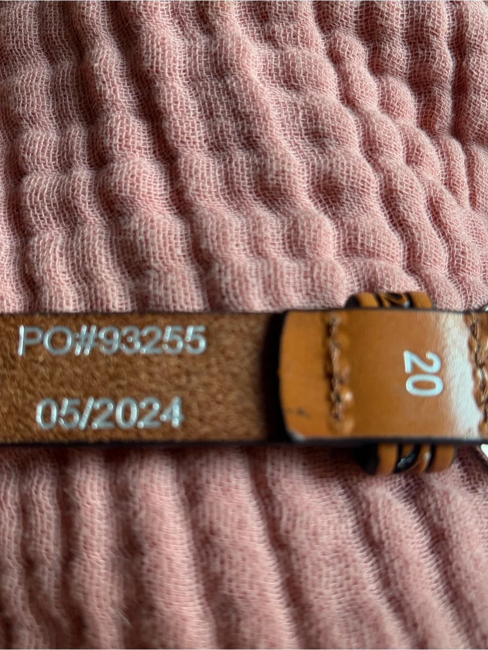 Baby’s First Belt by Nacona.  Western Rodeo Bucking Horse Silver Belt Buckle.